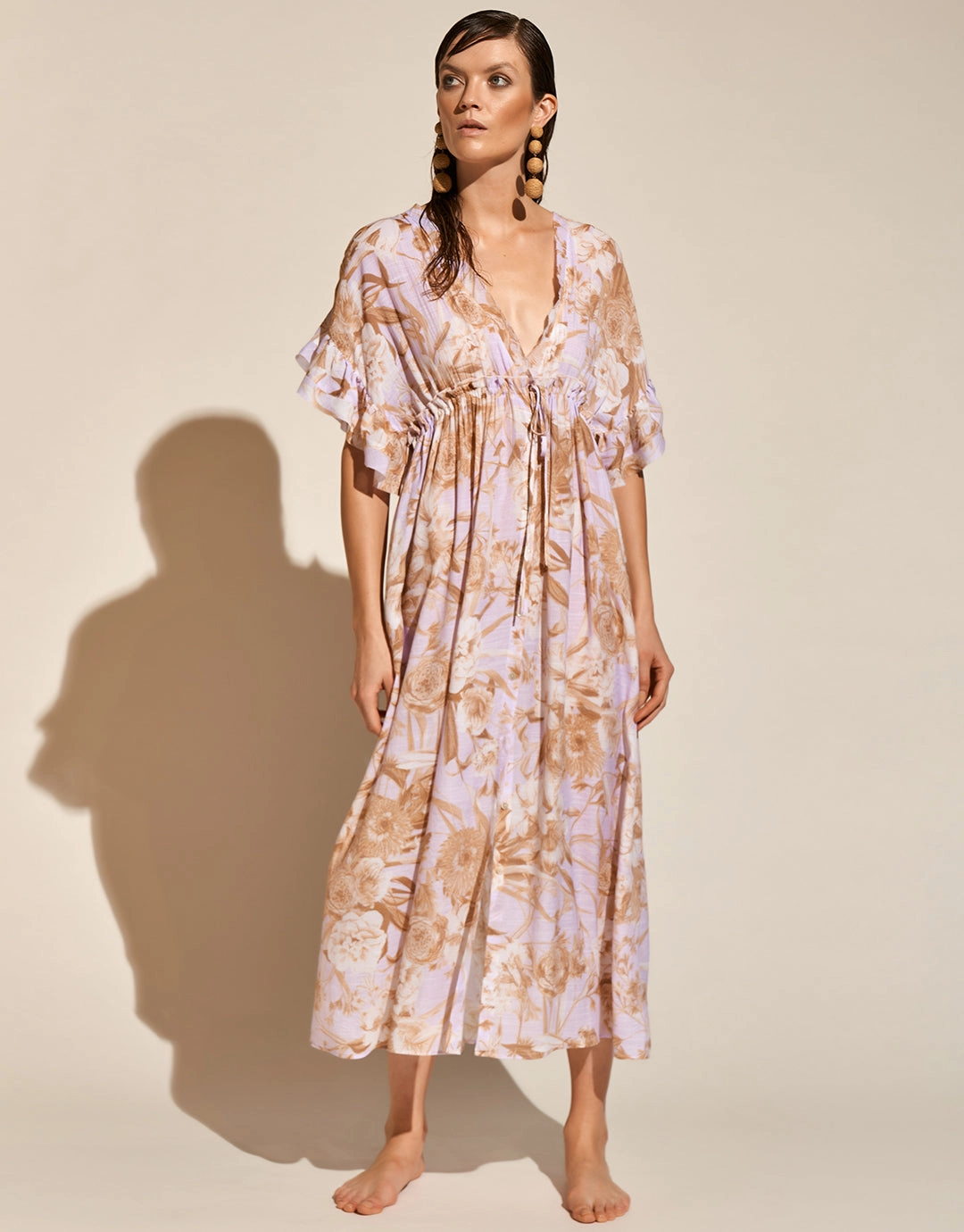 Reverie Kimono Dress - Dreamy Pastels