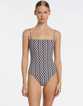 Rio Minimal Tank Swimsuit - Ink