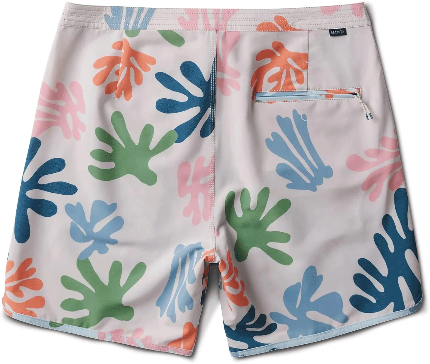 Roark Chiller Men's Swim Trunks C Quick-Dry Boardshorts with 4-Way Stretch, Hemp Blend Fabric, Pockets & Adjustable Waist