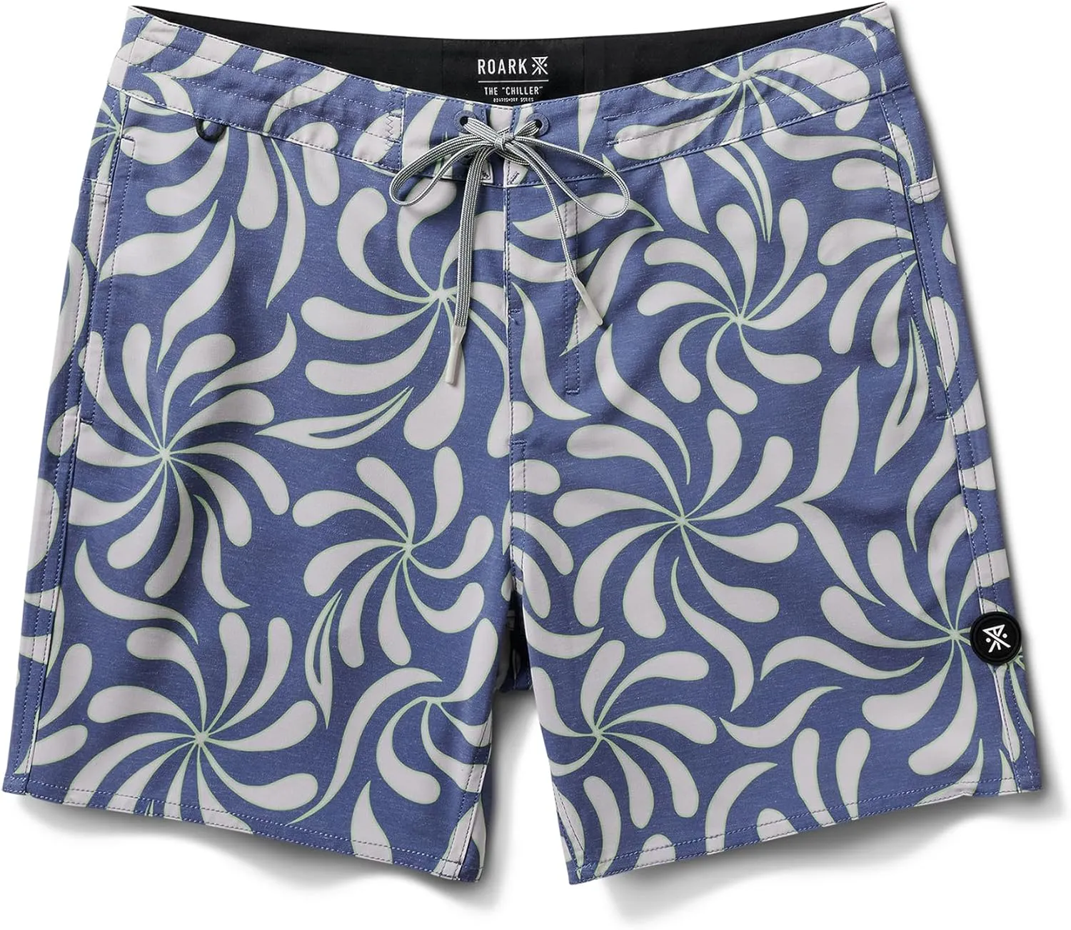 Roark Chiller Men's Swim Trunks C Quick-Dry Boardshorts with 4-Way Stretch, Hemp Blend Fabric, Pockets & Adjustable Waist