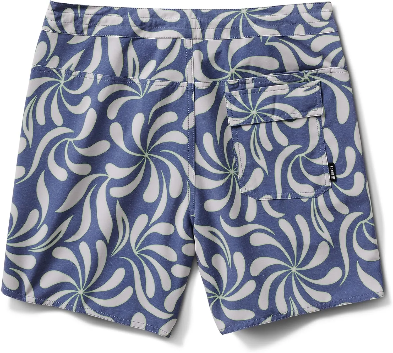 Roark Chiller Men's Swim Trunks C Quick-Dry Boardshorts with 4-Way Stretch, Hemp Blend Fabric, Pockets & Adjustable Waist