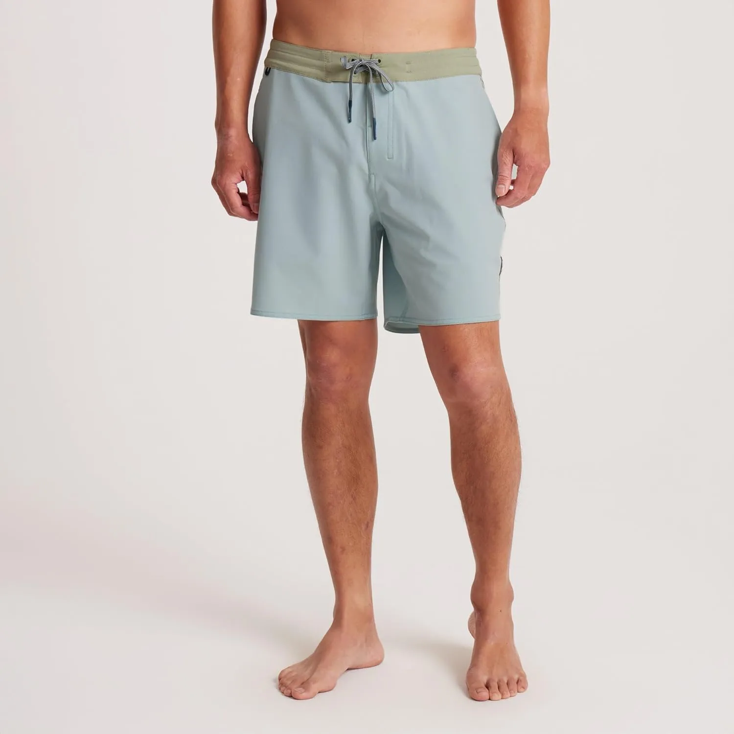Roark Chiller Men's Swim Trunks C Quick-Dry Boardshorts with 4-Way Stretch, Hemp Blend Fabric, Pockets & Adjustable Waist