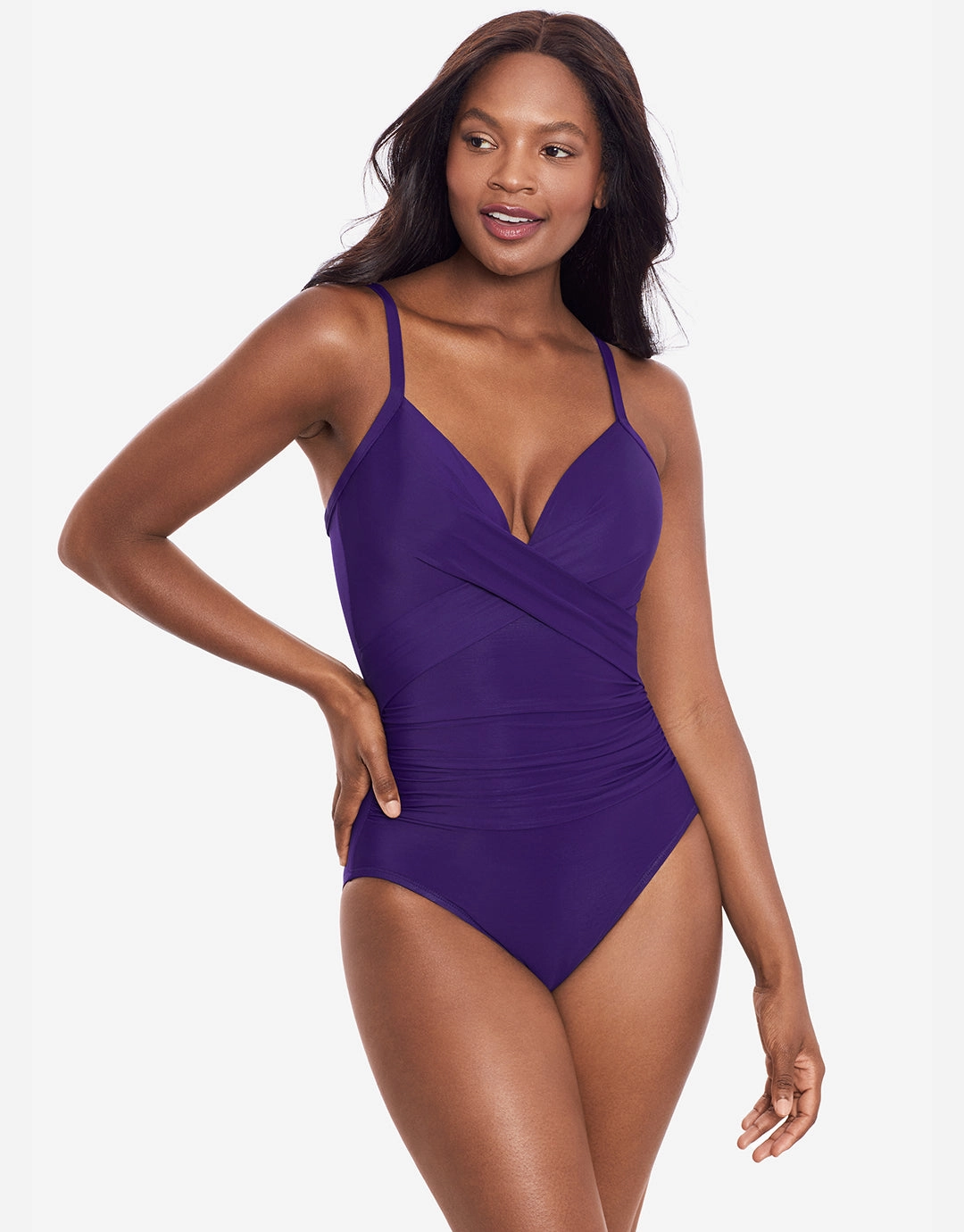 Rock Solid Captivate Swimsuit - Mulberry