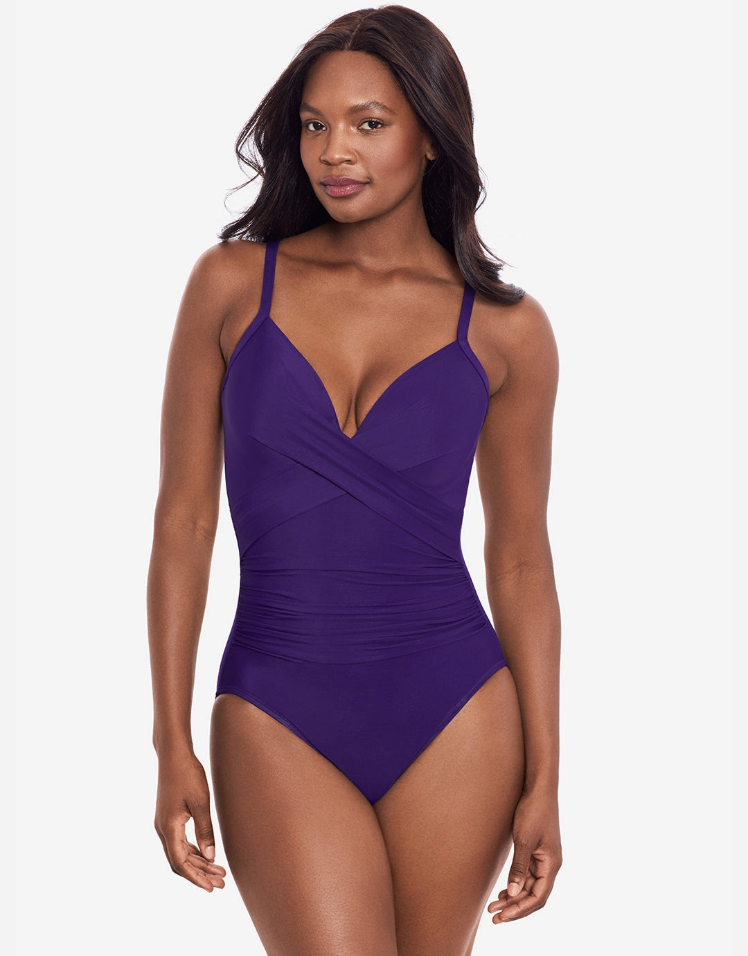 Rock Solid Captivate Swimsuit - Mulberry
