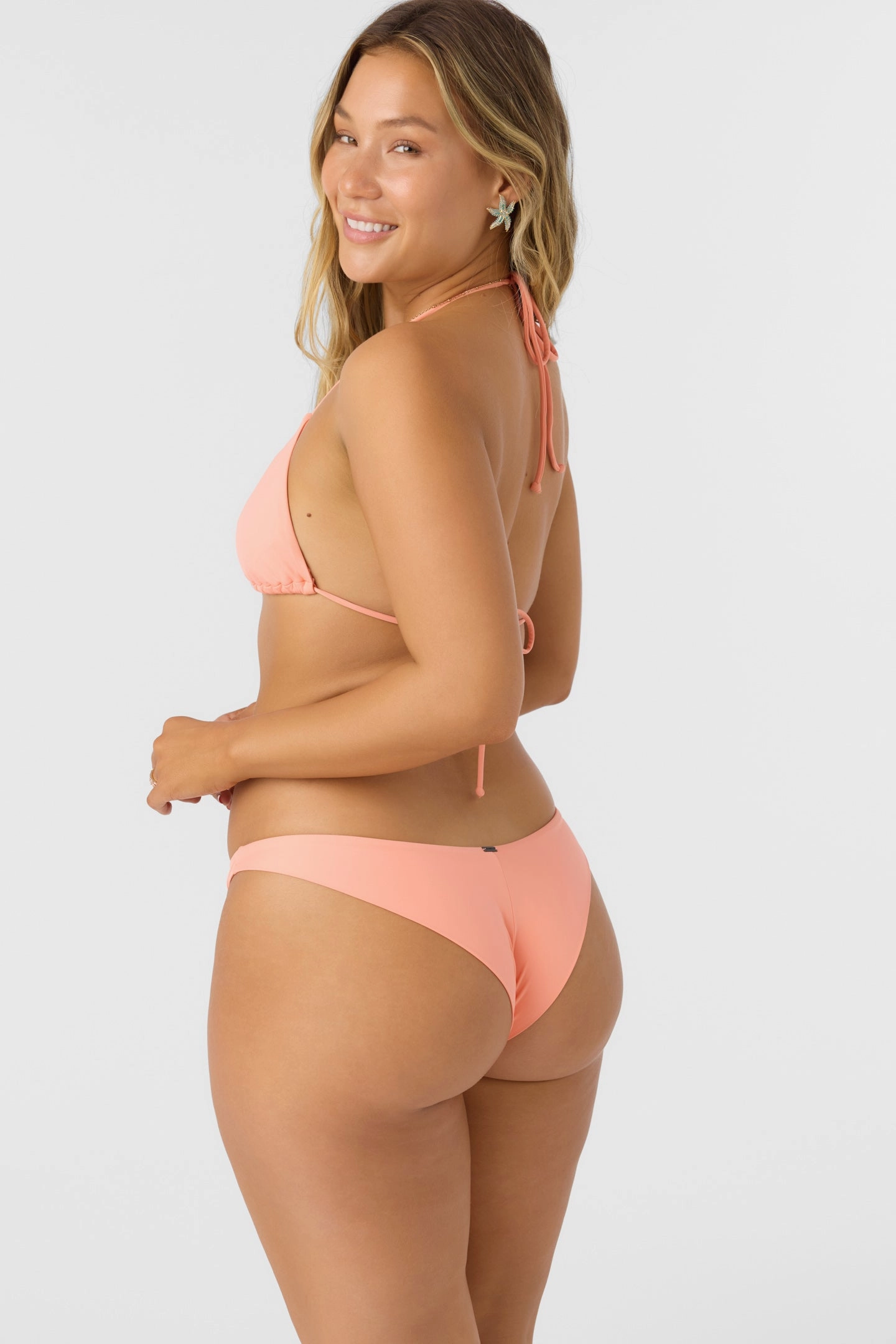 SALTWATER SOLIDS MADRID HALTER TOP