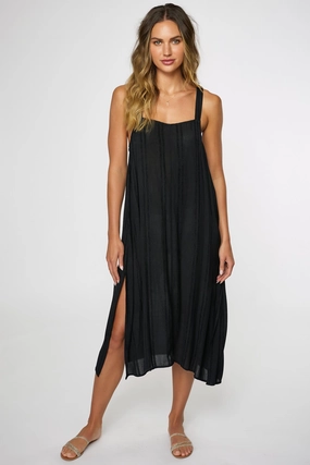 SALTWATER SOLIDS MIRANDA DRESS COVER-UP