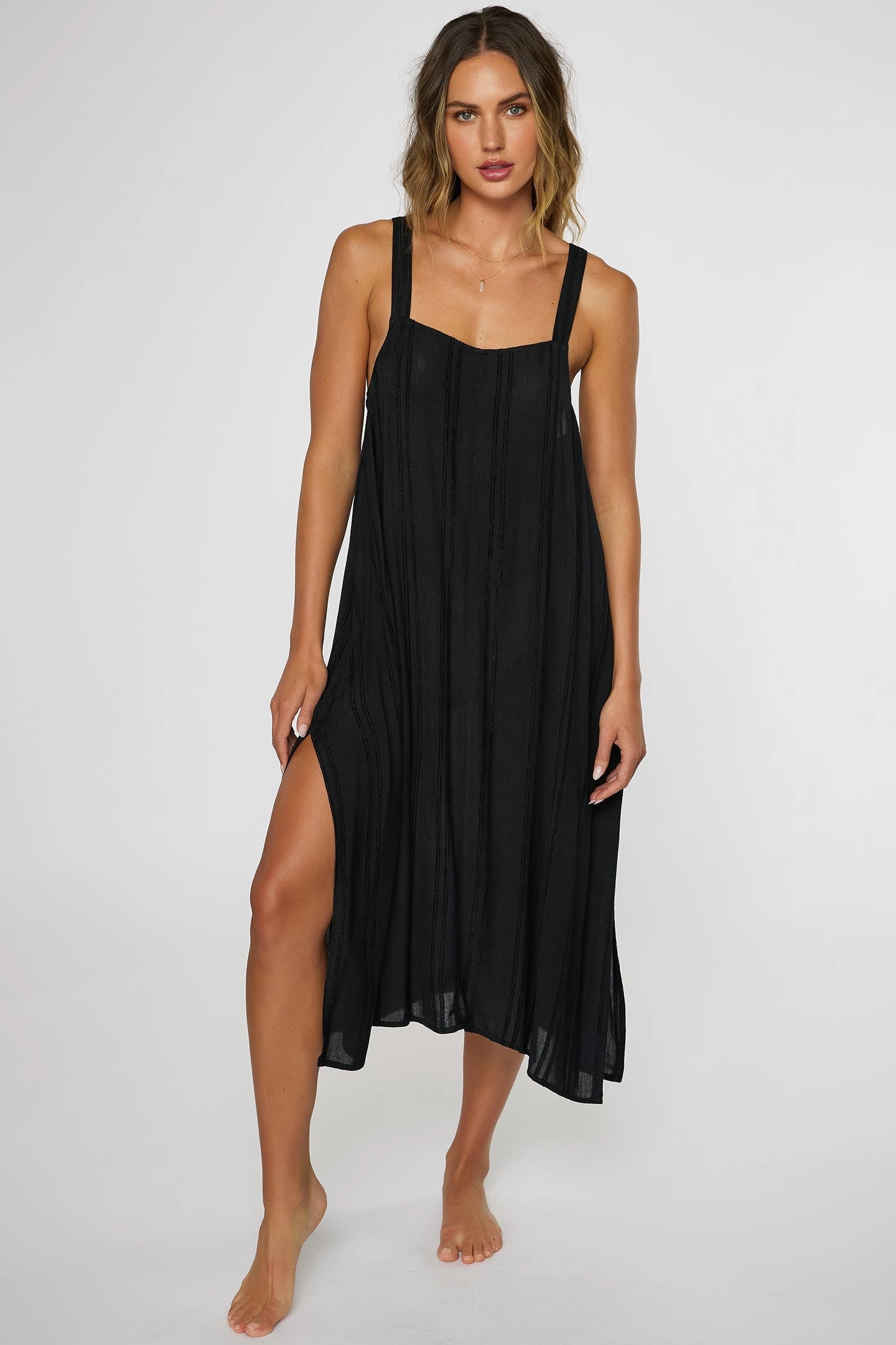 SALTWATER SOLIDS MIRANDA DRESS COVER-UP