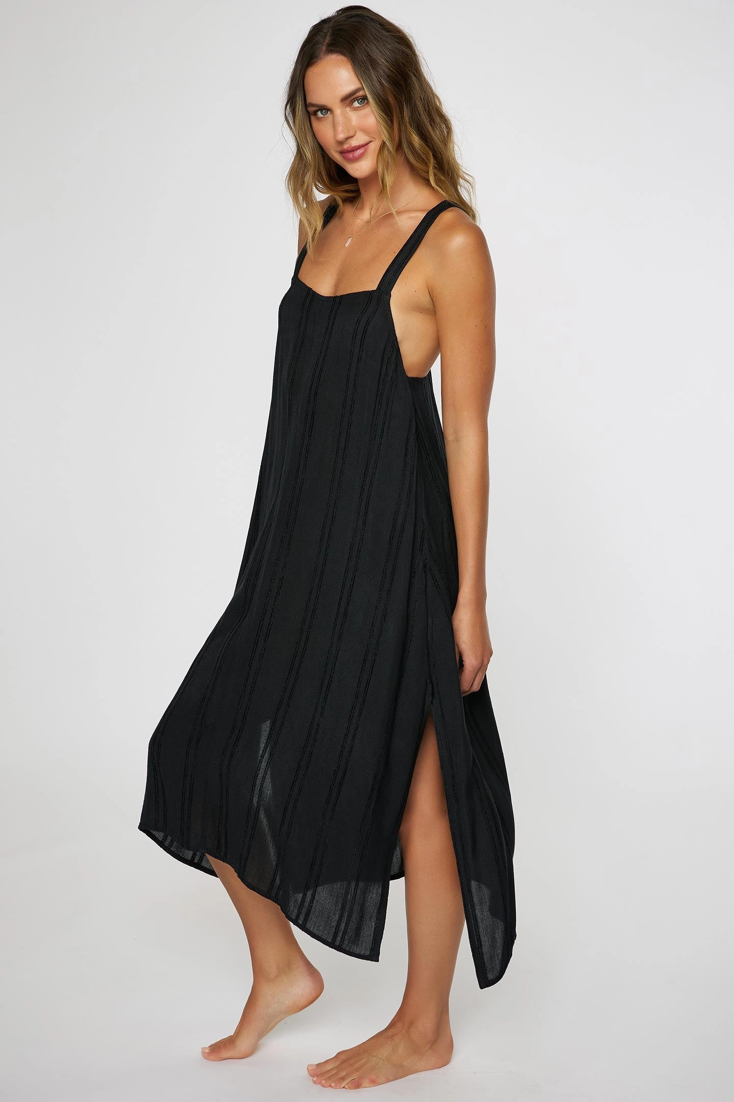 SALTWATER SOLIDS MIRANDA DRESS COVER-UP