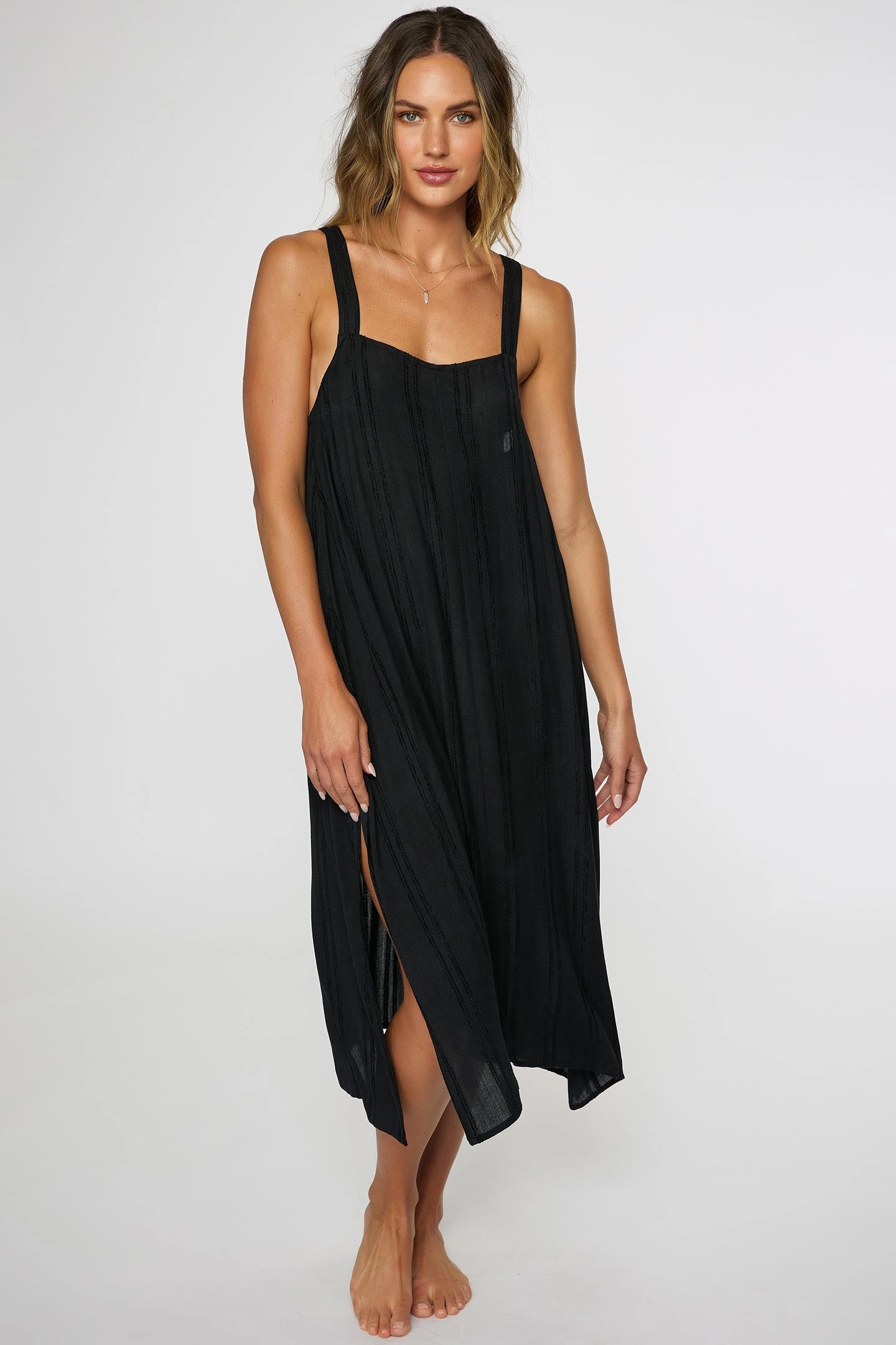 SALTWATER SOLIDS MIRANDA DRESS COVER-UP