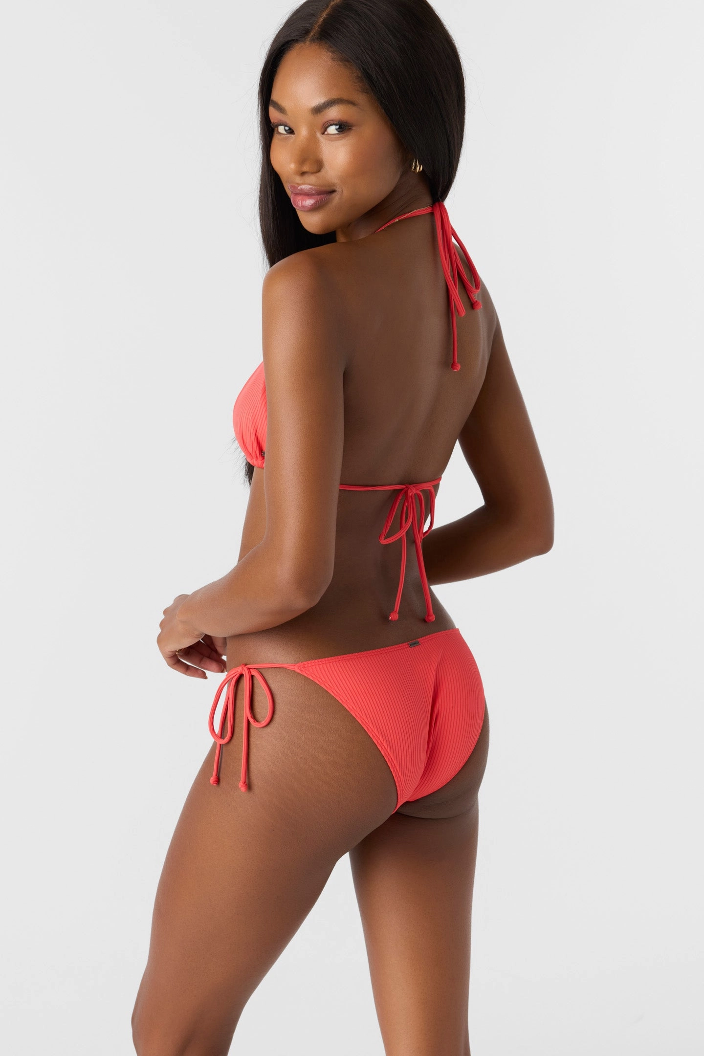 SALTWATER SOLIDS RIB VENICE TRIANGLE TOP