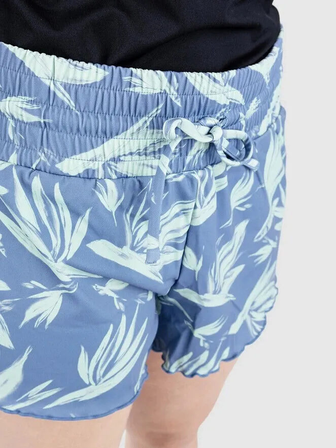 Salty Crew Beach Break Boardshorts Women's Large Blue Tropical Swimwear VDA257