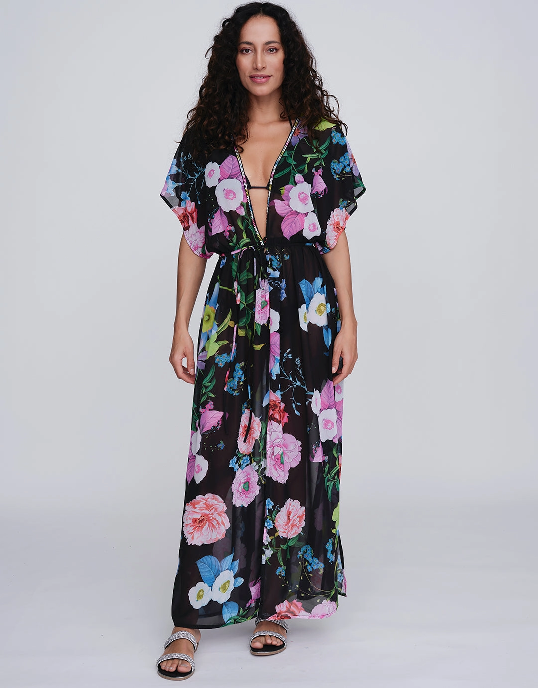 Samba Maxi Cover Up - Black