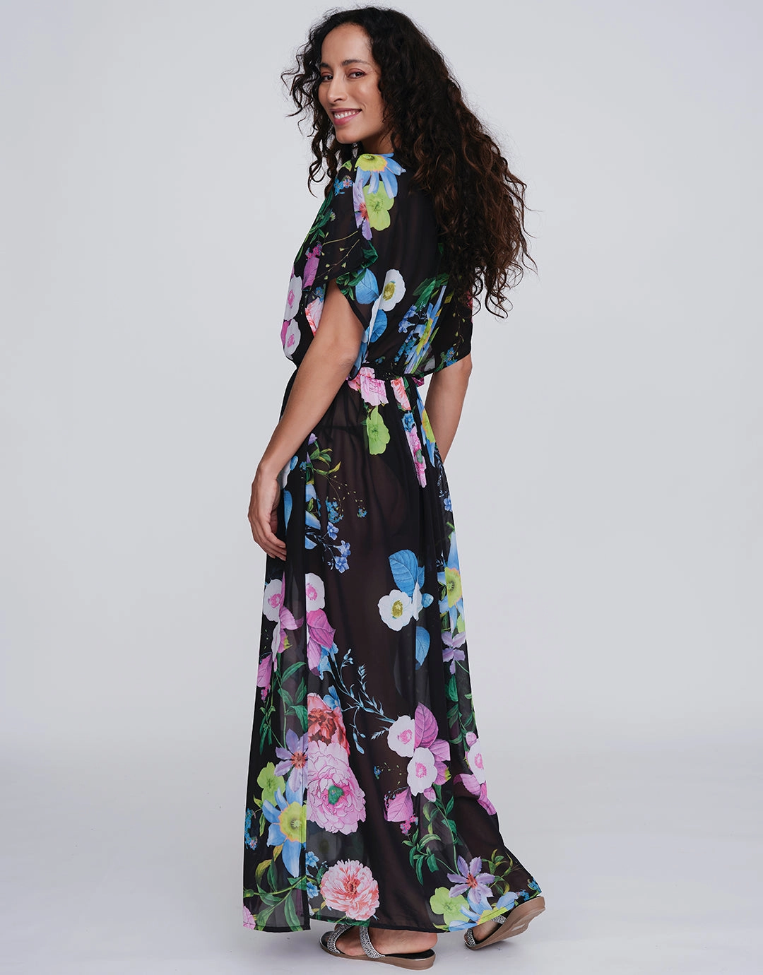 Samba Maxi Cover Up - Black