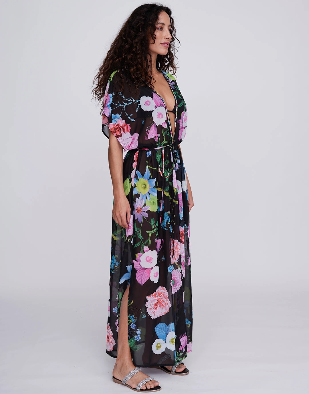 Samba Maxi Cover Up - Black