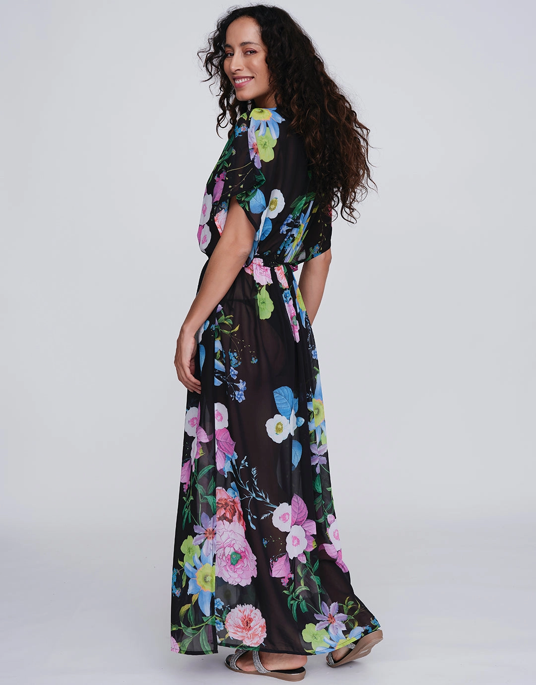 Samba Maxi Cover Up - Black