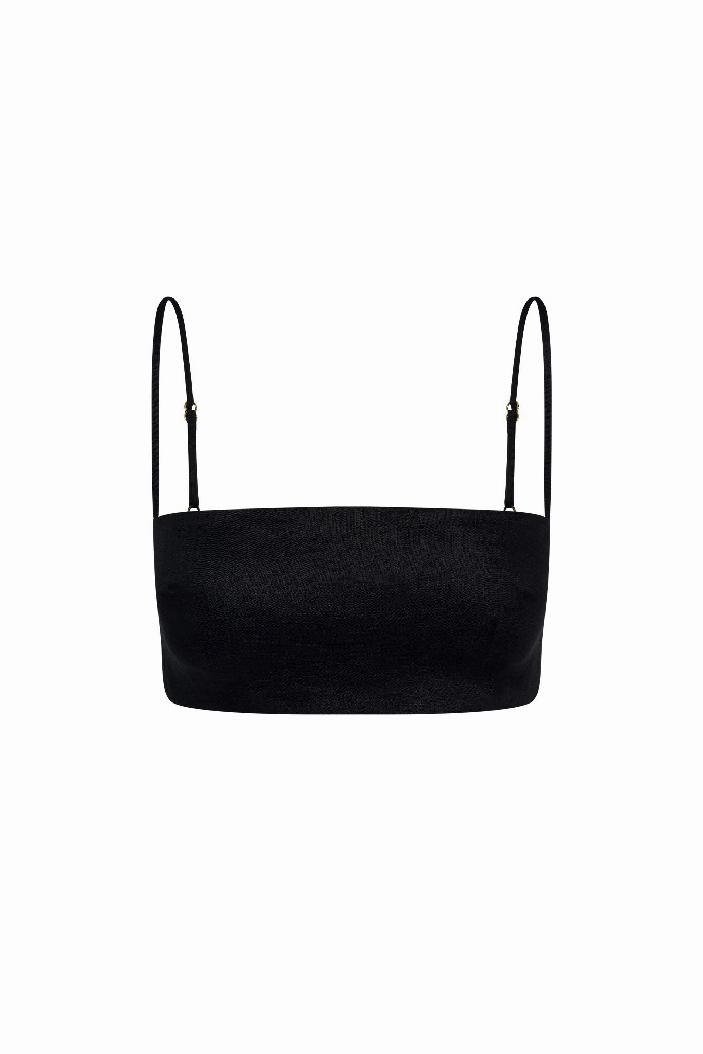 San Diego Top - Black Linen
