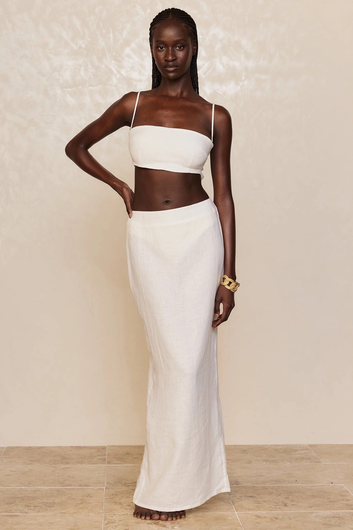 San Diego Top - White Linen