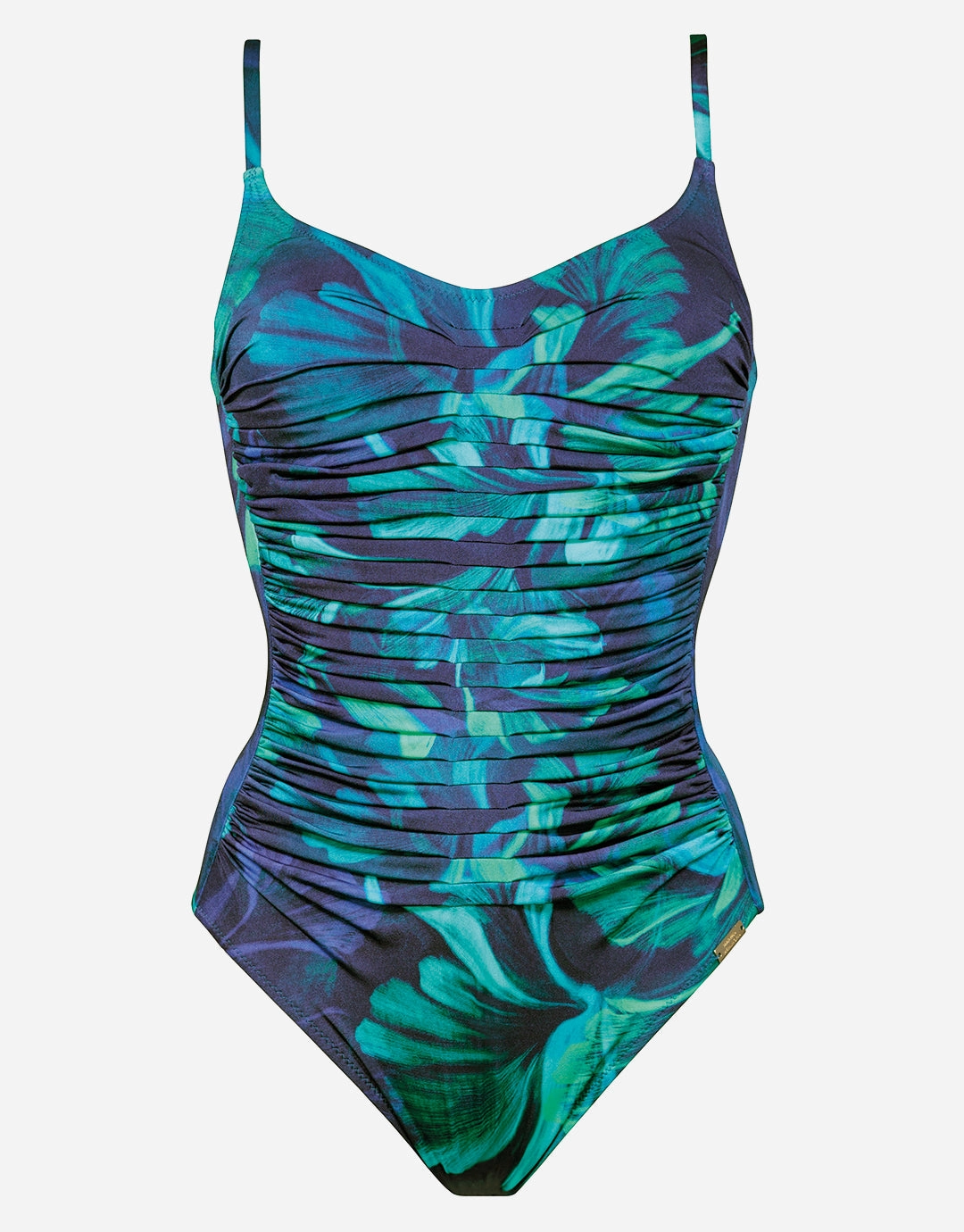 Sanctuary Ruched Underwired Swimsuit - Lagoon