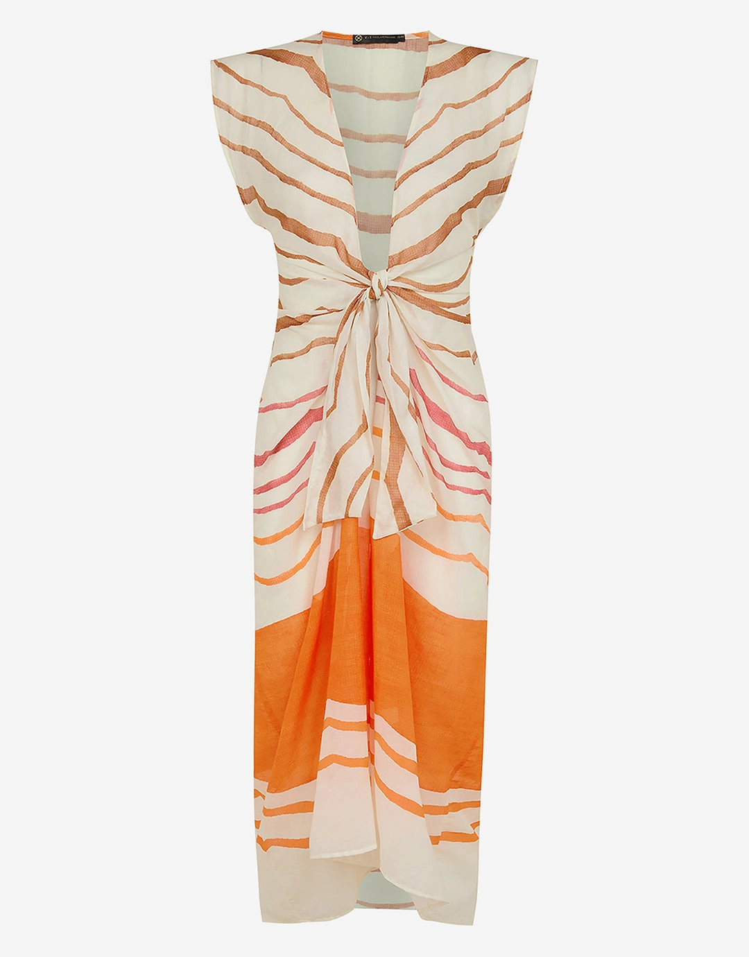 Sandstone Sasha Long Cover Up - Print