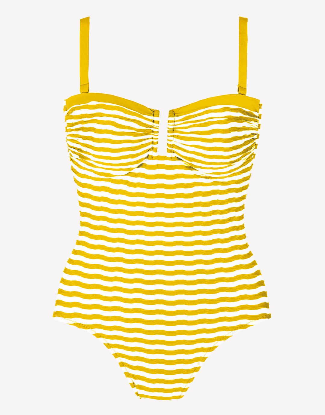 Saona Bandeau Swimsuit - Yellow