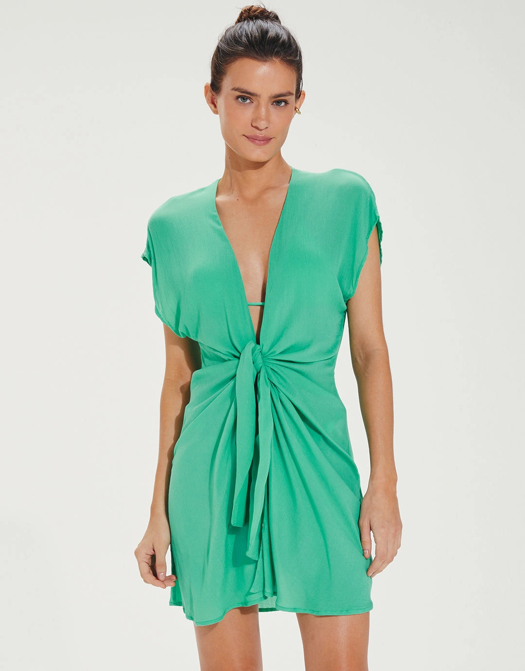 Sasha Short Cover Up - Green