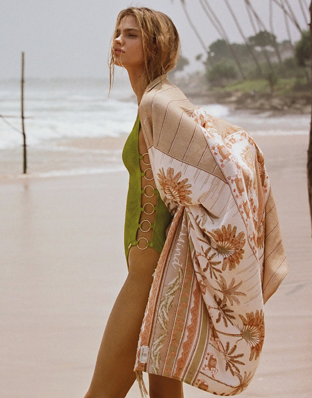 Satin Craft Swimsuit - Shimmering Oasis