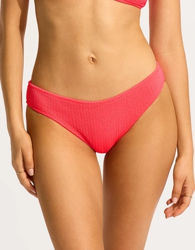 Sea Dive Hipster Bikini Pant - Snapdragon