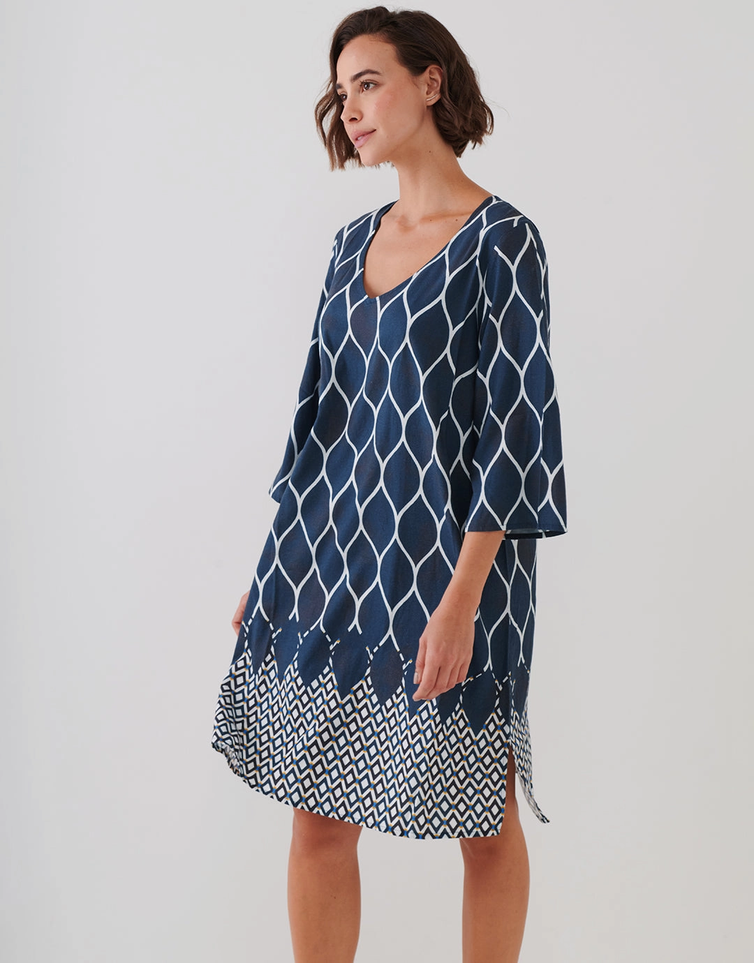 Seaside Dining Tunic - Wave Cream