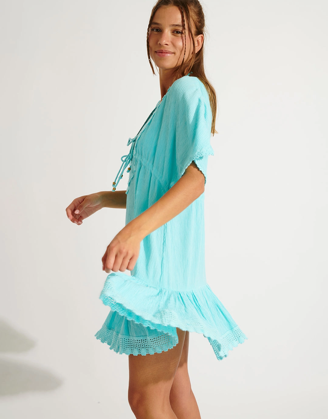 Seatime Avelle Beach Dress - Turquoise