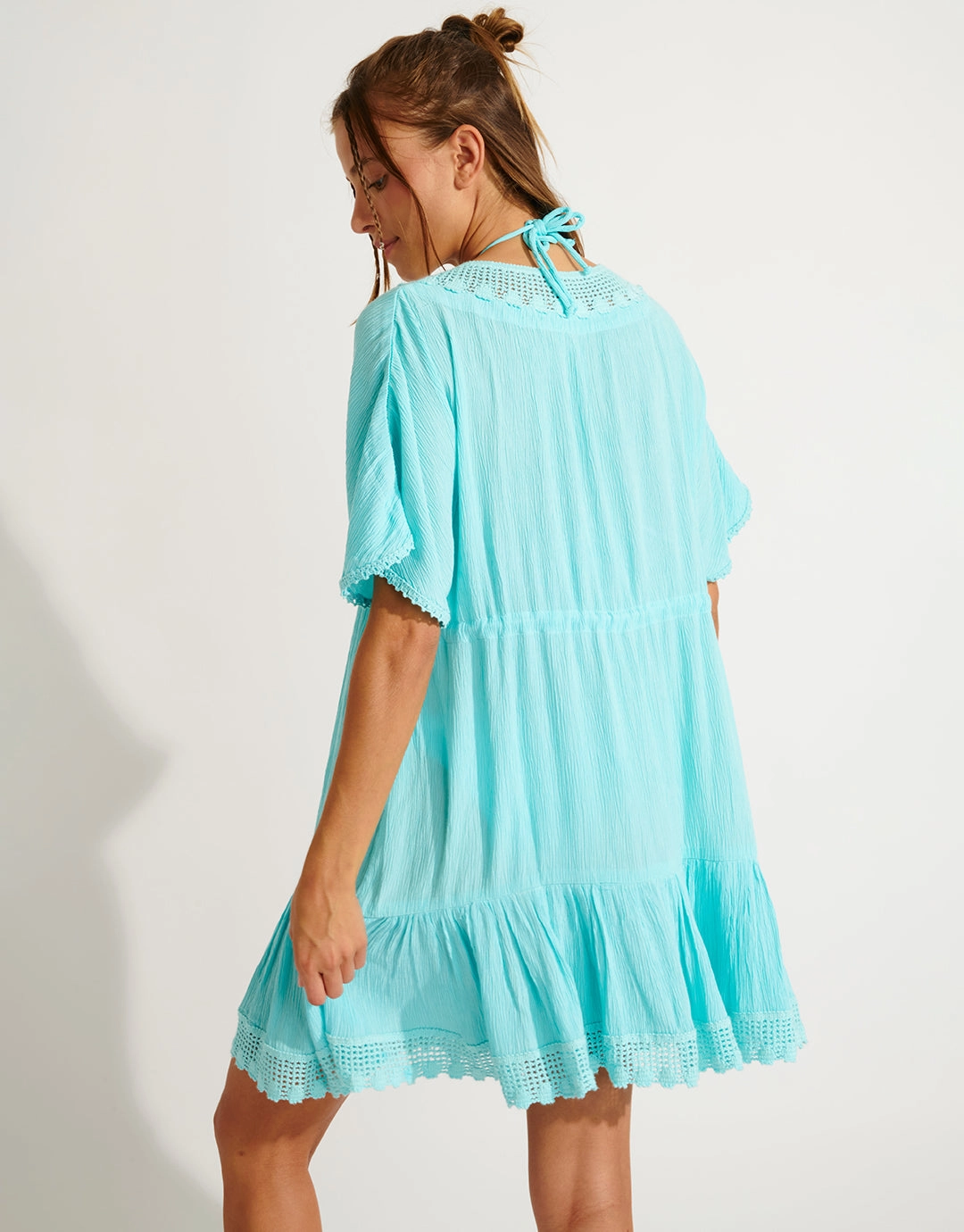 Seatime Avelle Beach Dress - Turquoise