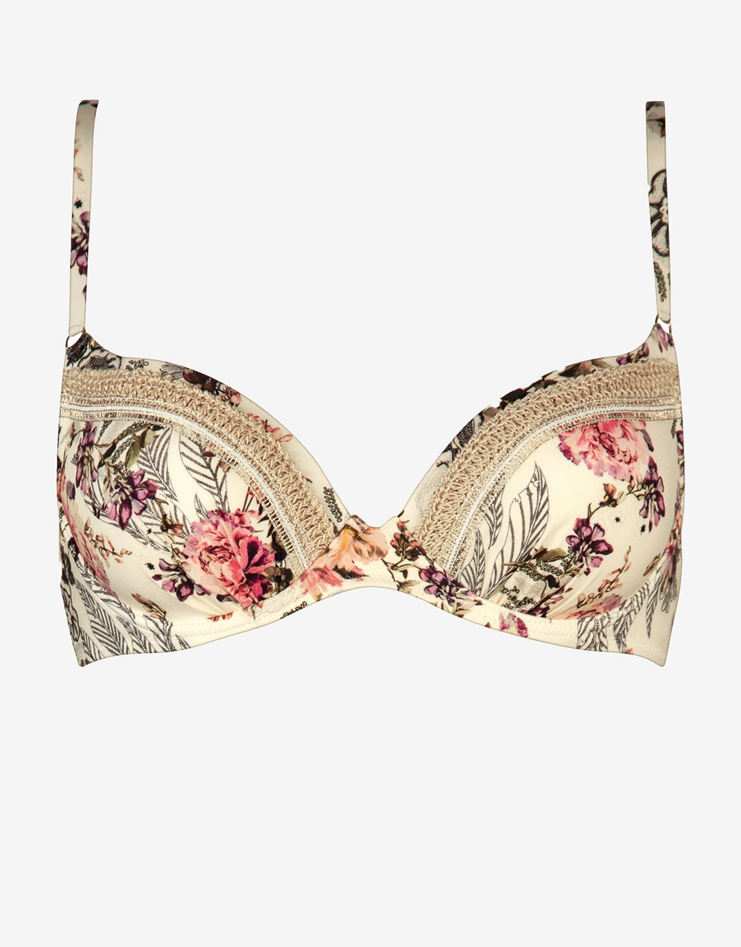 Secret Garden Underwired Bikini Top - Sunfaded Florals