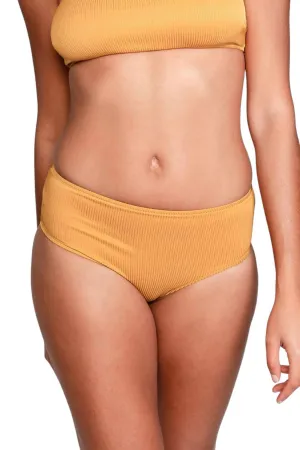 Serena Hipster Bikini Bottom In Ribbed Fabric