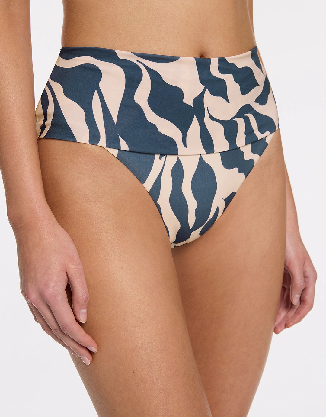 Sereno Fold Bikini Pant - Steel Blue