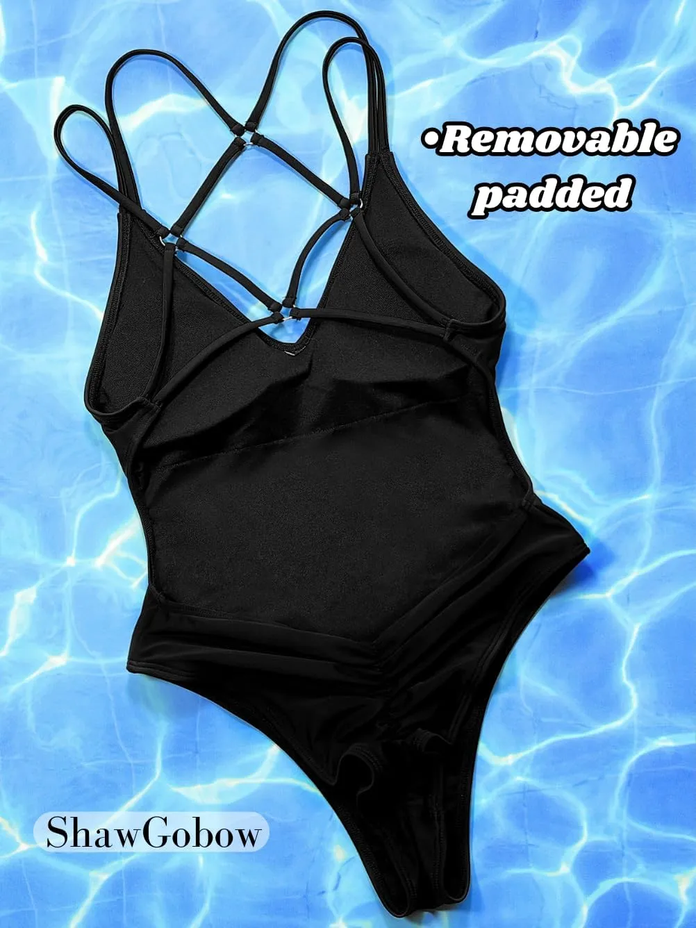 Sexy Swimsuit for Women,Backless Scrunch Butt High Cut Monokini,One Piece Cheeky Bathing Suit Beach Pool Party