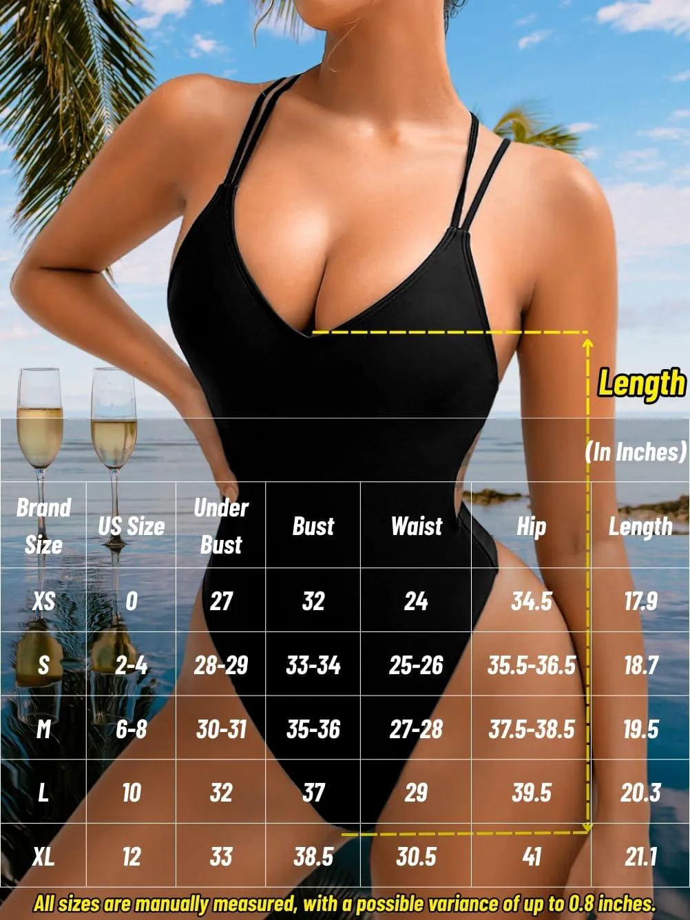 Sexy Swimsuit for Women,Backless Scrunch Butt High Cut Monokini,One Piece Cheeky Bathing Suit Beach Pool Party
