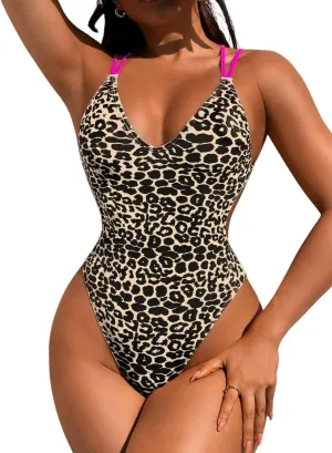 Sexy Swimsuit for Women,Backless Scrunch Butt High Cut Monokini,One Piece Cheeky Bathing Suit Beach Pool Party