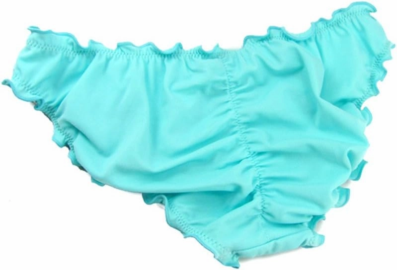 Sexy Women's Ruffle Wavy Brazilian Bikini Bottom Hipster Swimsuit