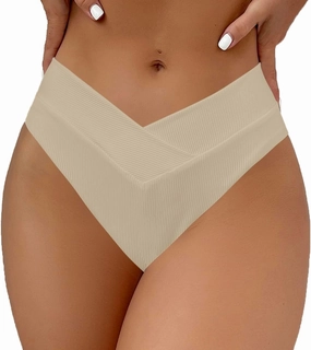 SherryDC Women's V Cut High Waisted Bikini Bottom High Leg Cut Swimsuit Bathing Suit Bottoms