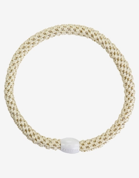 Slim Hair Tie - Ivory
