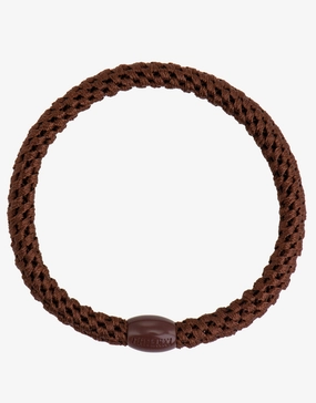 Slim Hair Tie - Mid Brown