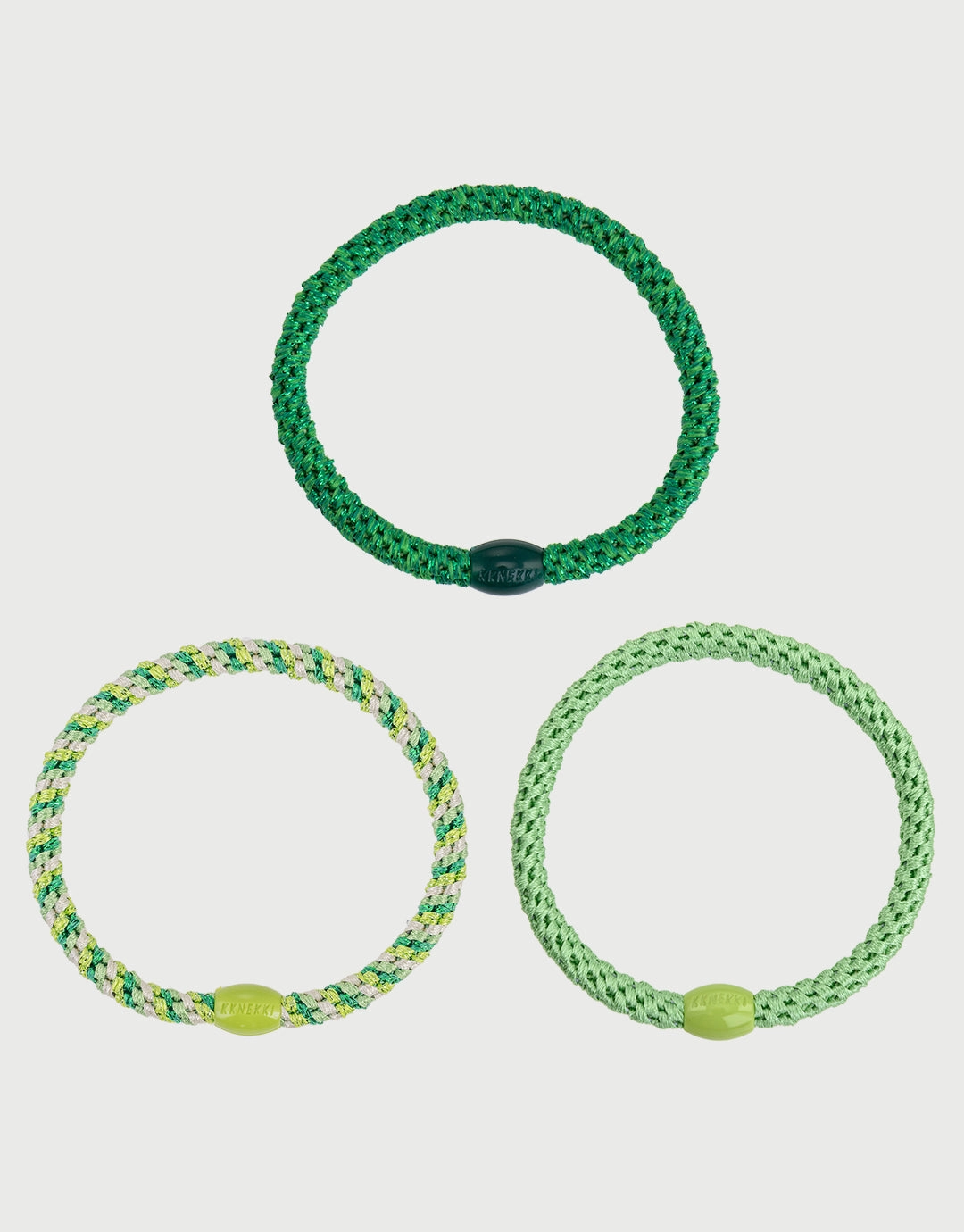 Slim Hair Tie Bundle - Greens