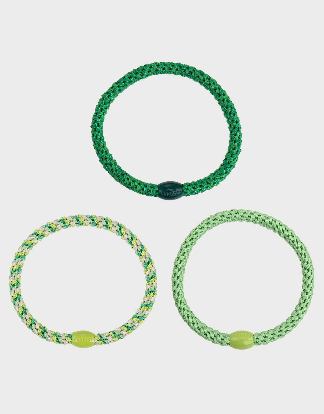 Slim Hair Tie Bundle - Greens