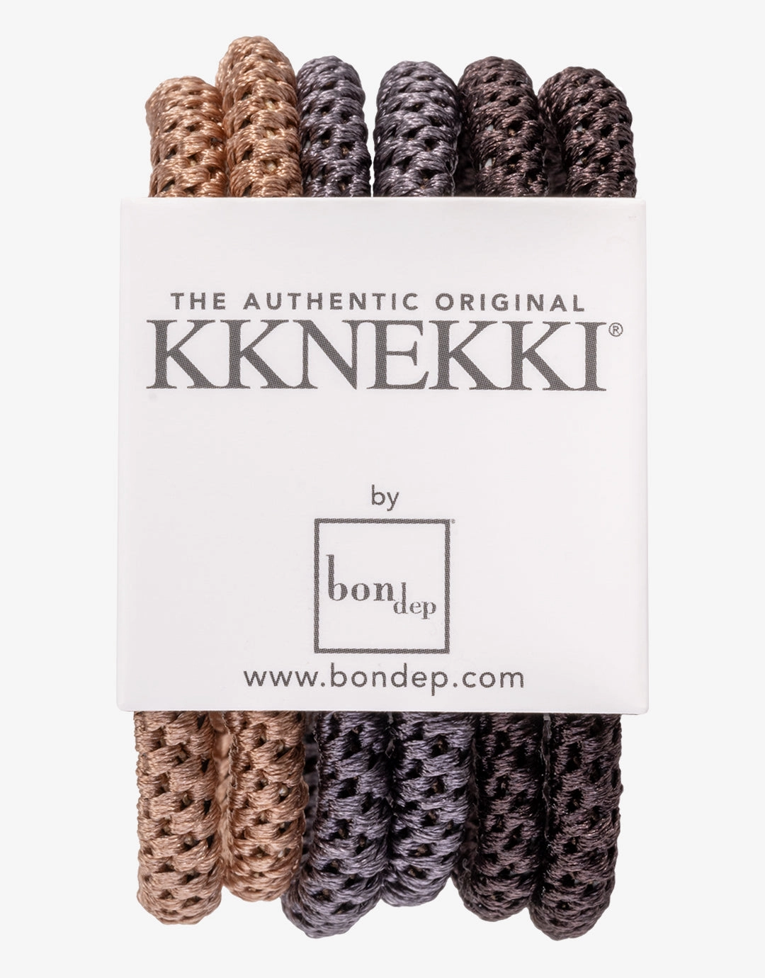 Slim Hair Tie Bundle - Mid Browns