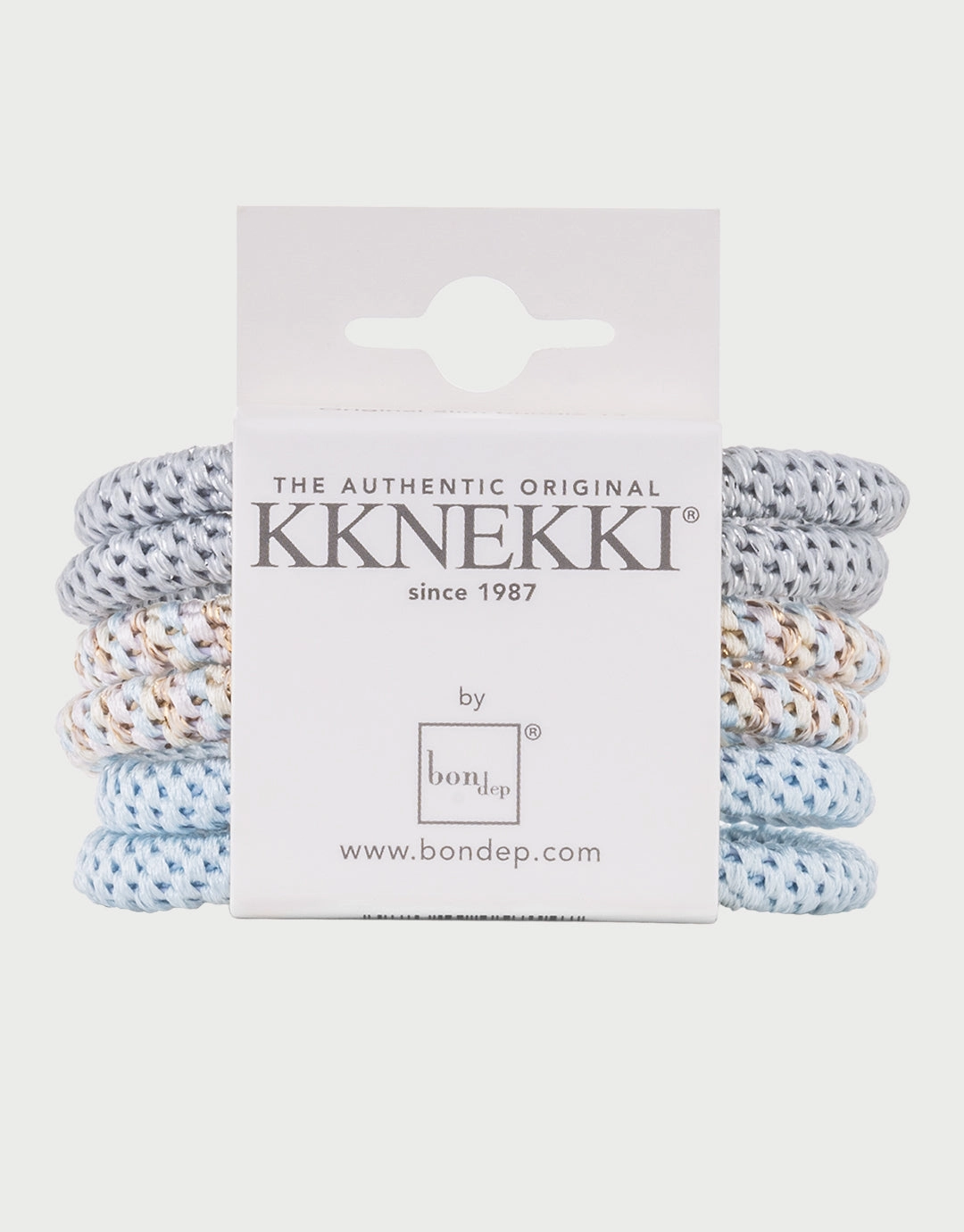 Slim Hair Tie Bundle - Pale Pastel Blues