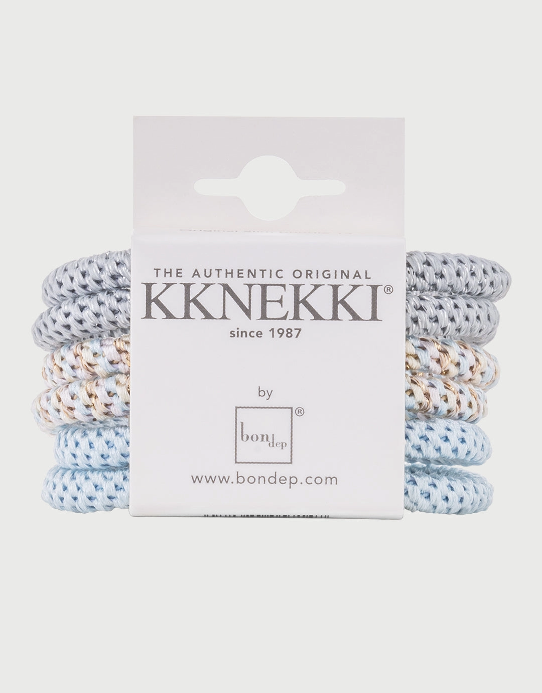 Slim Hair Tie Bundle - Pale Pastel Blues