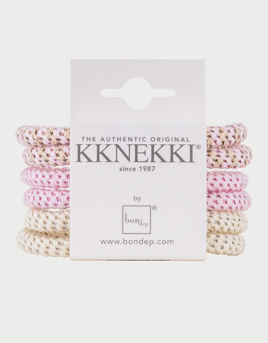 Slim Hair Tie Bundle - Pale Pastel Pinks