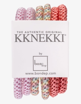Slim Hair Tie Bundle - Pastel Pinks