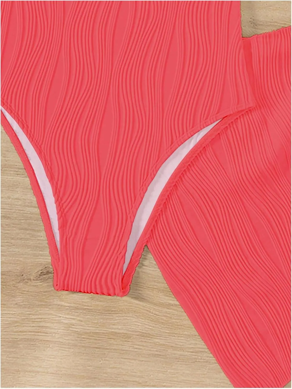 SOLY HUX Women's One Piece Swimsuit Criss Cross Halter Cut Out Bathing Suit with Cover Up