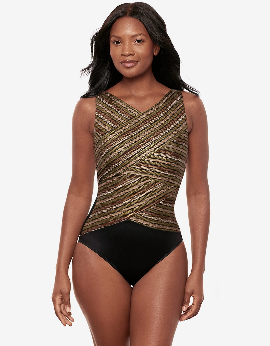 Sparkle Sands Brio Swimsuit - Black Multi