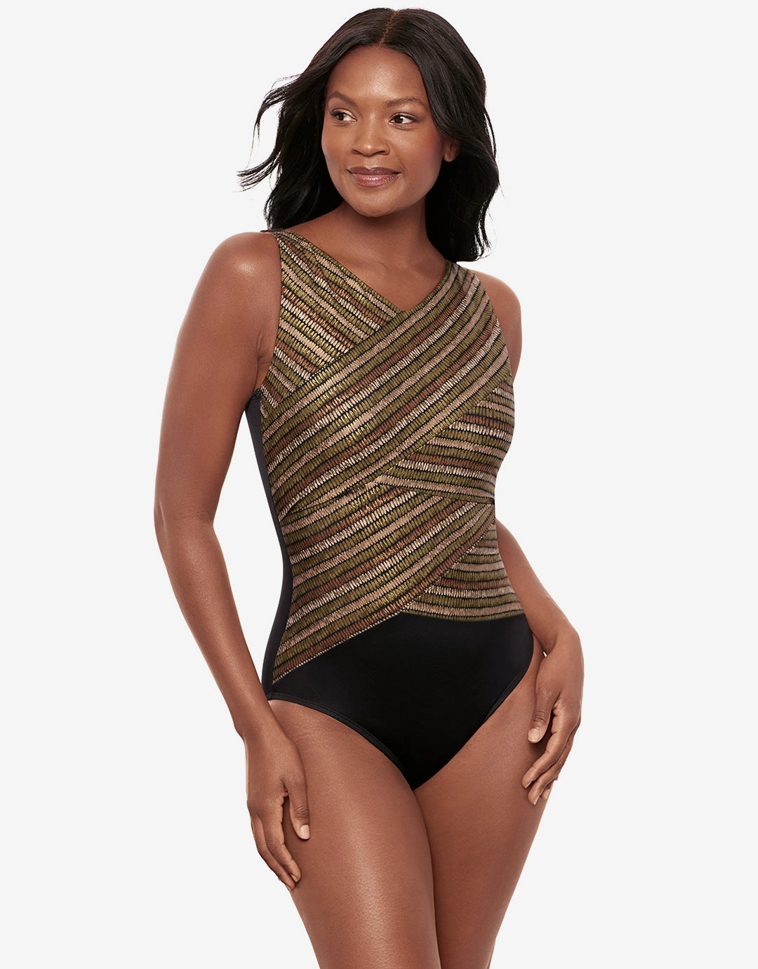Sparkle Sands Brio Swimsuit - Black Multi